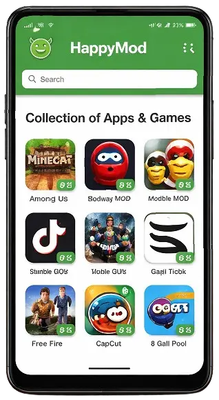 مجموعة ضخمة من التطبيقات والألعاب المعدلة